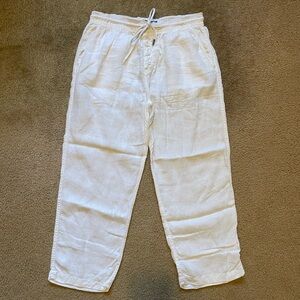 Vilebrequin White Linen Trousers